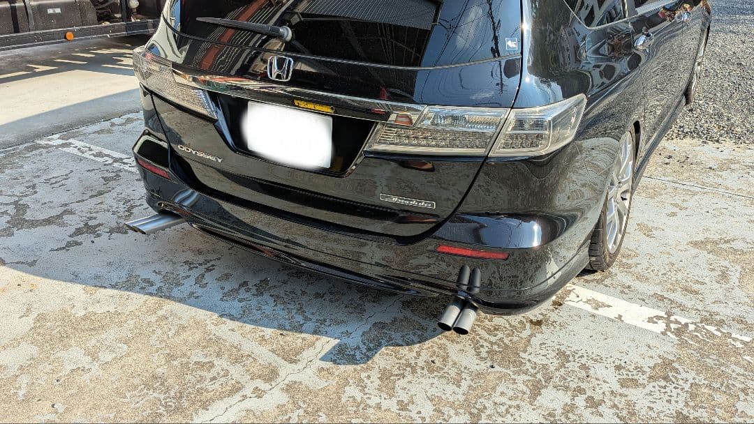 オデッセイ　RB3　ワンオフマフラー