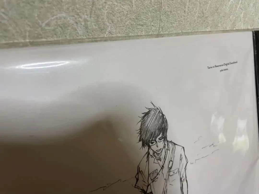 残響のテロル オリジナル サウンドトラック 描き下ろしLPジャケット 2点セット