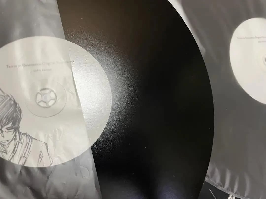 残響のテロル オリジナル サウンドトラック 描き下ろしLPジャケット 2点セット