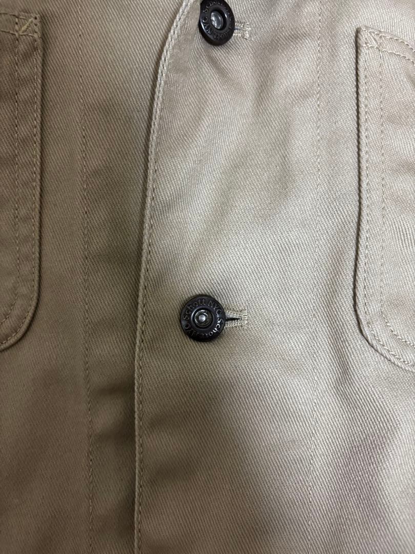 【新品未使用】Schott ワークジャケット カバーオール ベージュ アメカジ