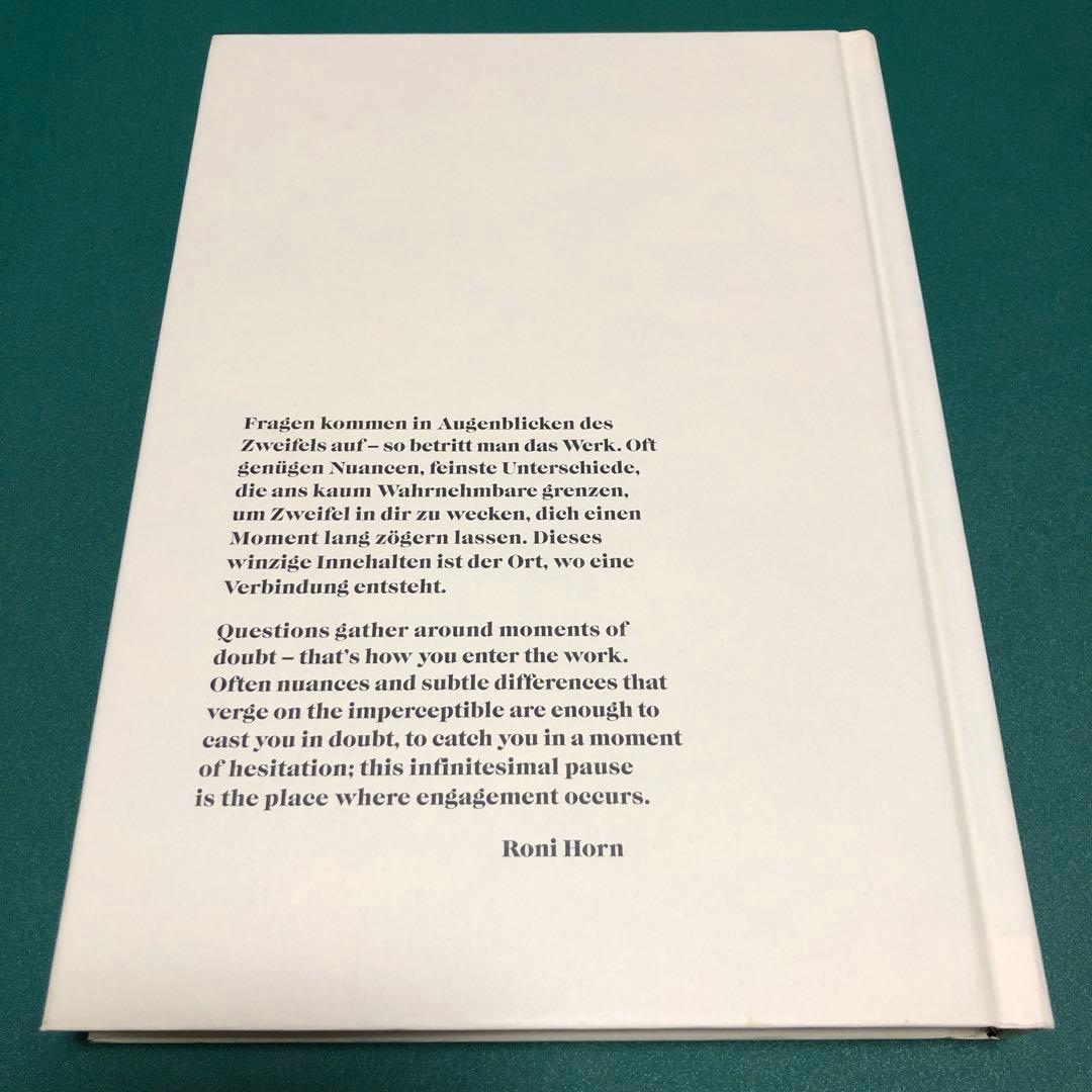 Roni Horn ロニ・ホーン 作品集