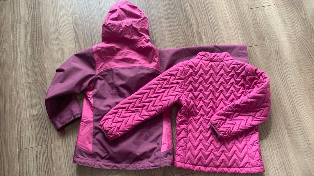 パタゴニア　patagonia スキーウェア　スキー　キッズS ピンク　パープル