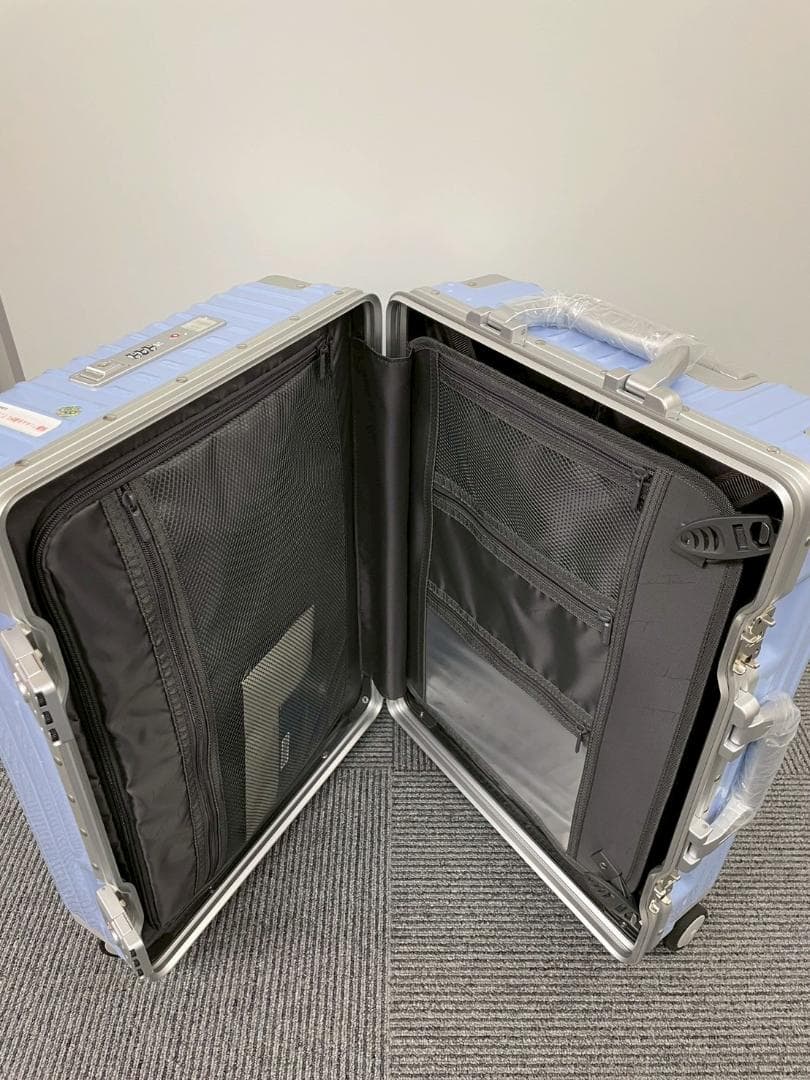 リベティ多機能キャリーケース【エナメルスカイブルーSサイズ】74