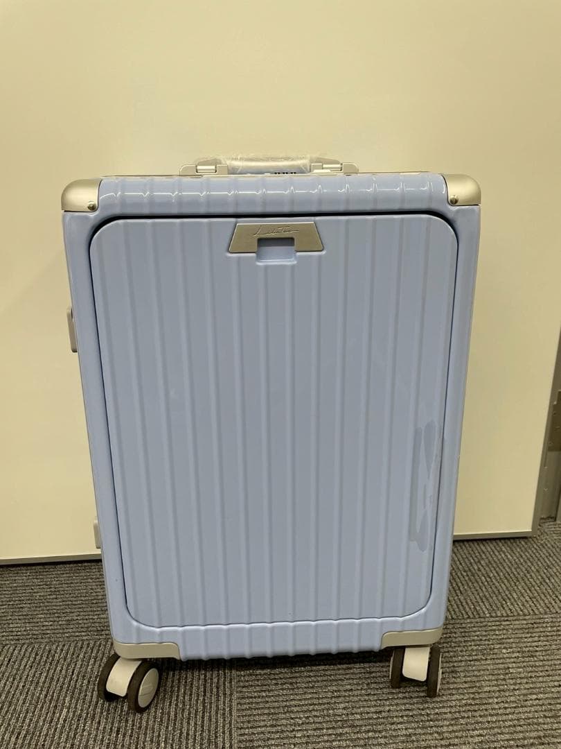 リベティ多機能キャリーケース【エナメルスカイブルーSサイズ】74