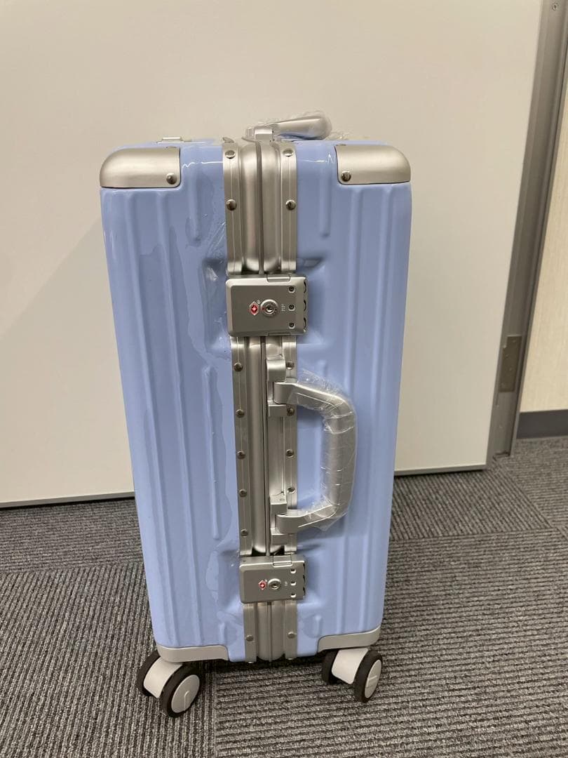 リベティ多機能キャリーケース【エナメルスカイブルーSサイズ】74