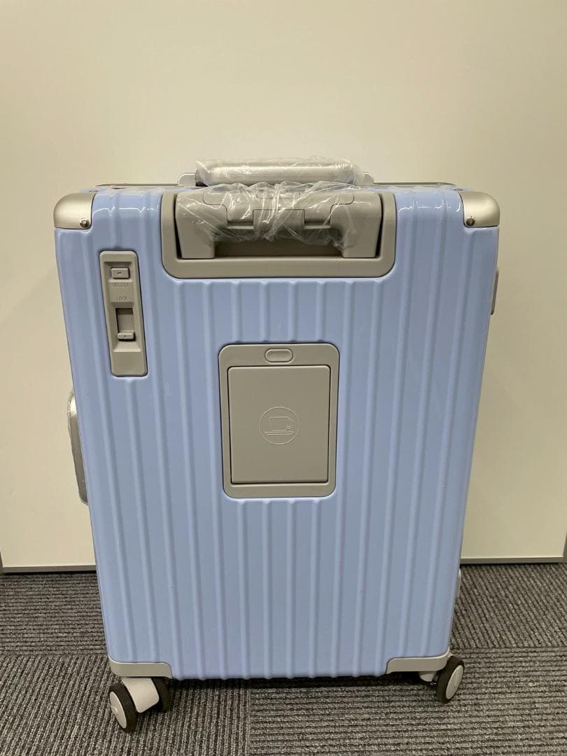 リベティ多機能キャリーケース【エナメルスカイブルーSサイズ】74