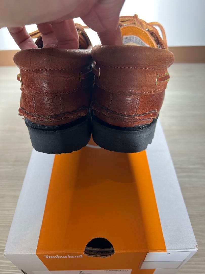 Timberland UA別注 3eye Lug Boat shoe