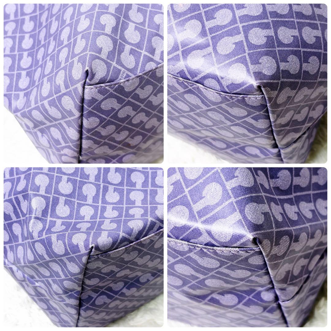 美品✨ GHERARDINI トートバッグ ソフティ パープル A4 収納可能