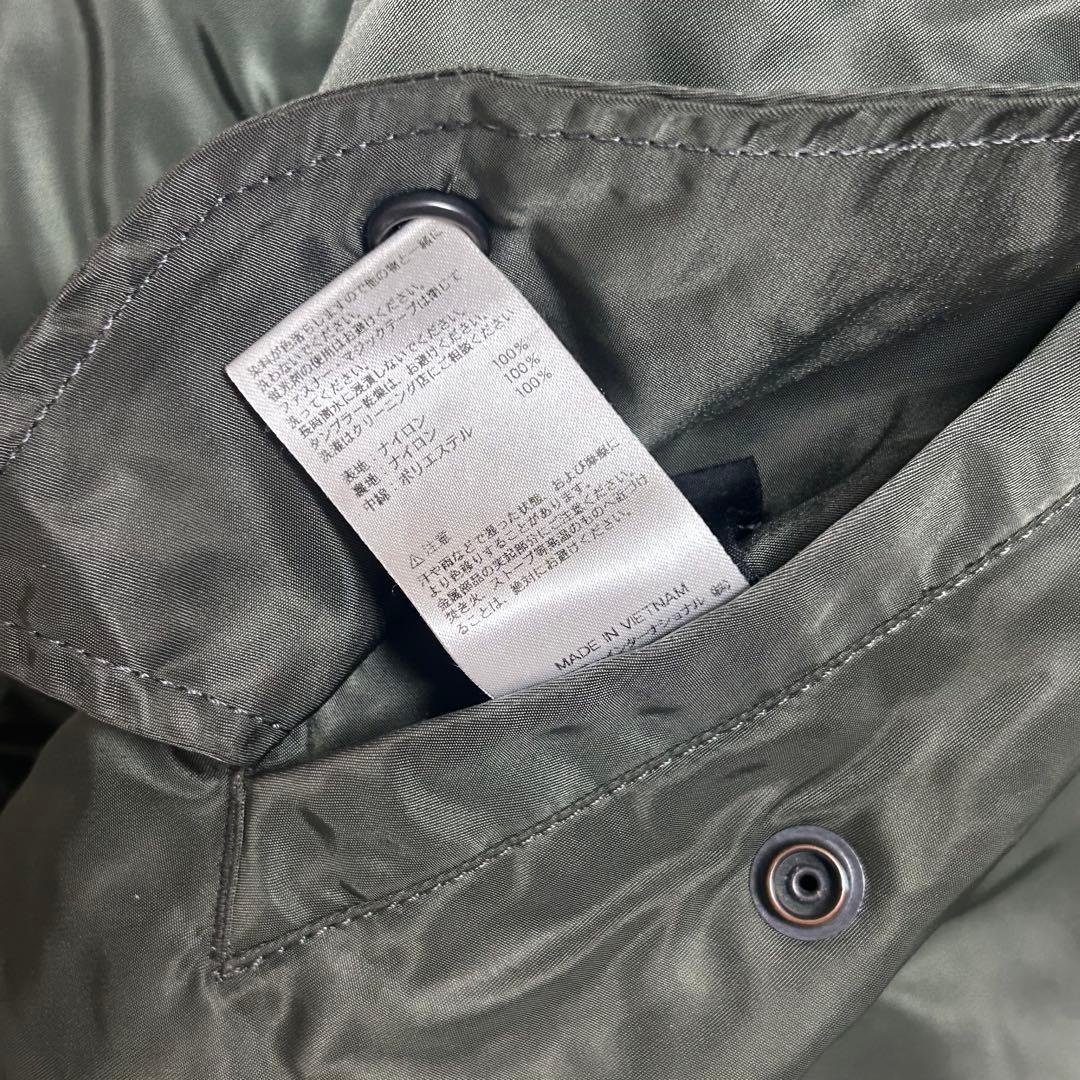 00s ALPHA INDUSTRIES アルファ　MA-1 オリーブ 肉厚