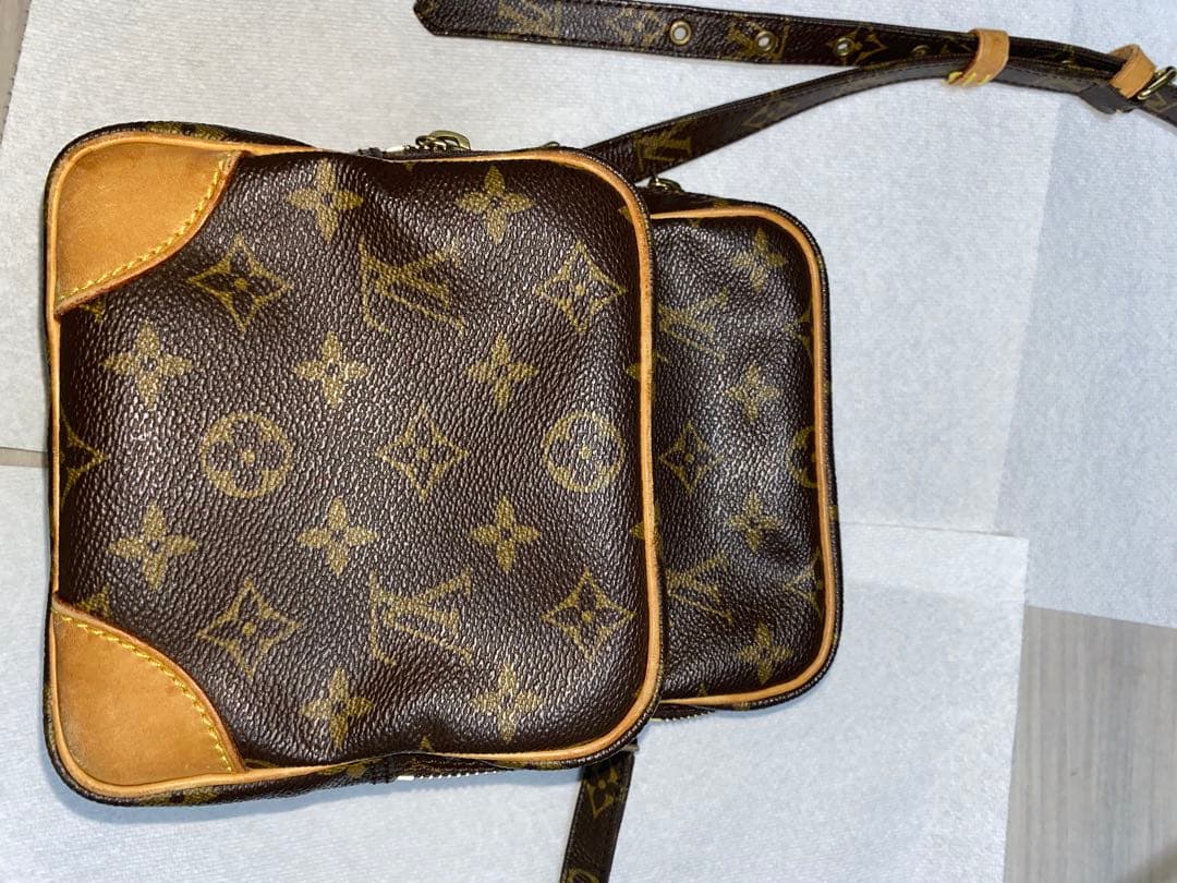 ビ*ー様 Louis Vuitton ブラウンショルダーバッグ