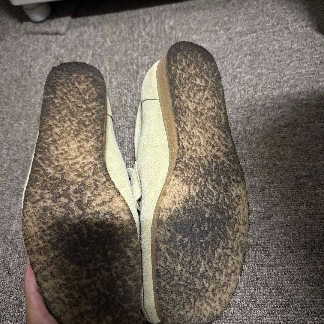 CLARKS ローファー 26.5cm ベージュ　wallabee size7