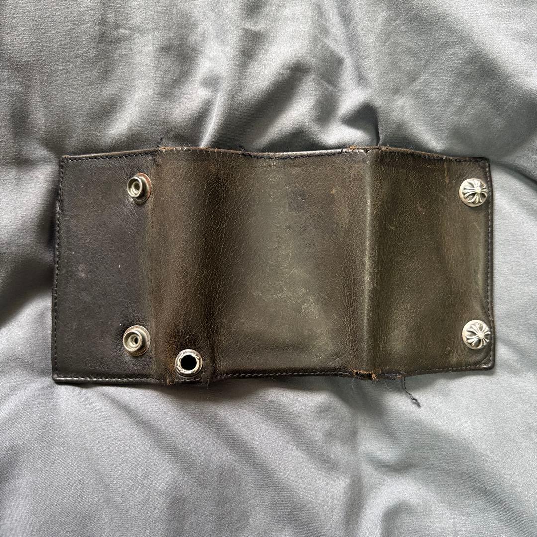 CHROME HEARTS ブラック三つ折り財布