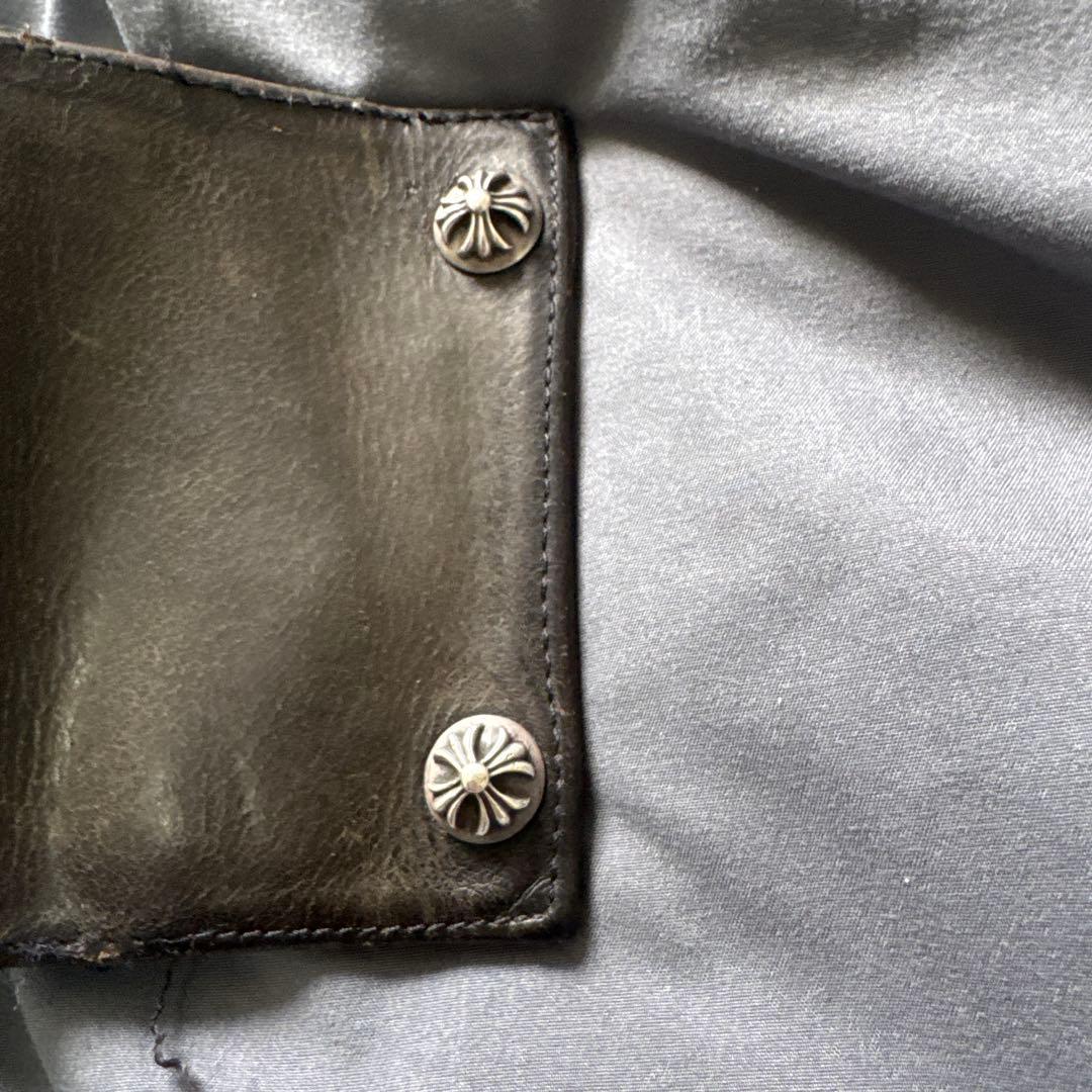 CHROME HEARTS ブラック三つ折り財布