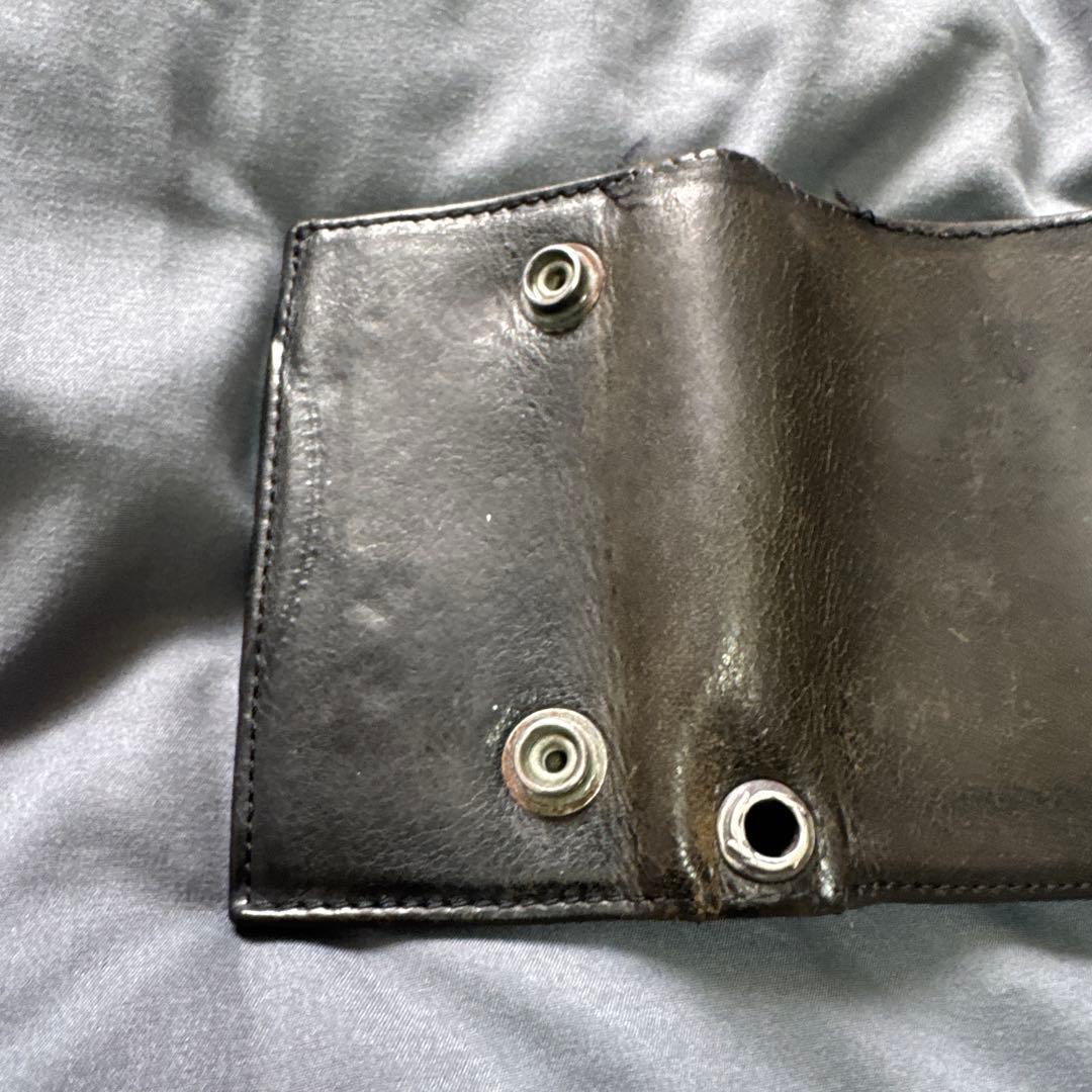 CHROME HEARTS ブラック三つ折り財布