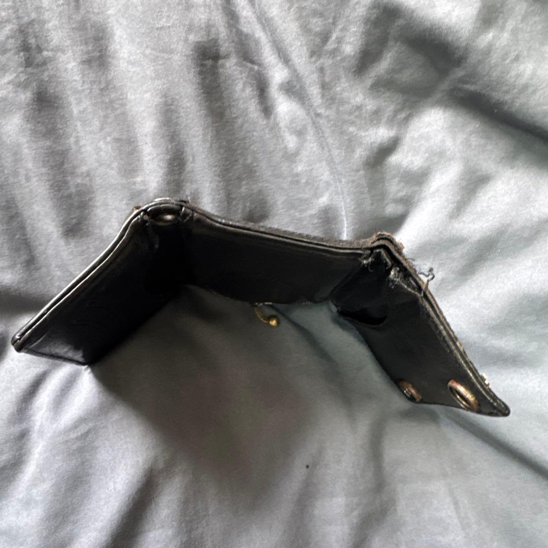 CHROME HEARTS ブラック三つ折り財布