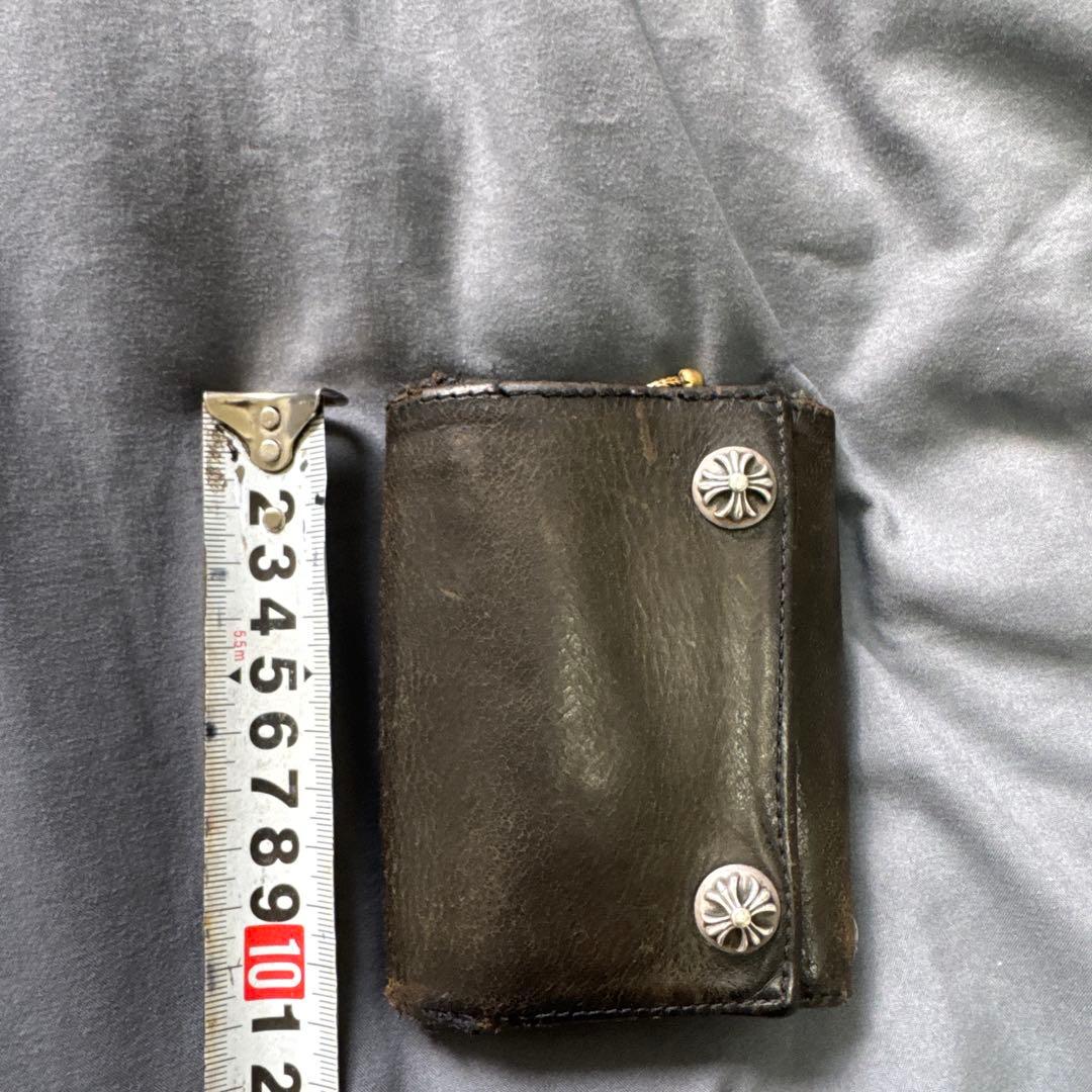 CHROME HEARTS ブラック三つ折り財布