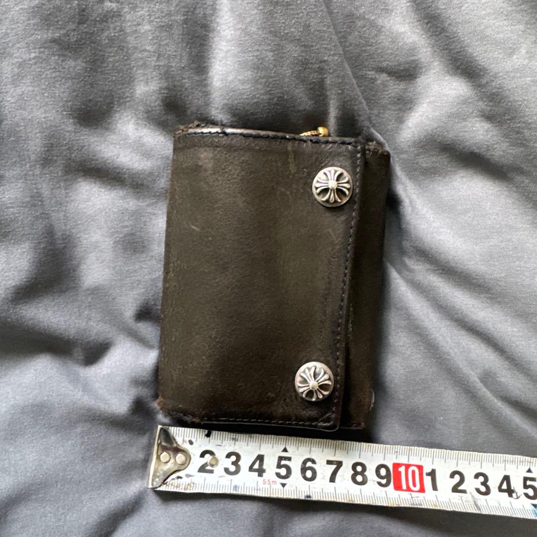 CHROME HEARTS ブラック三つ折り財布
