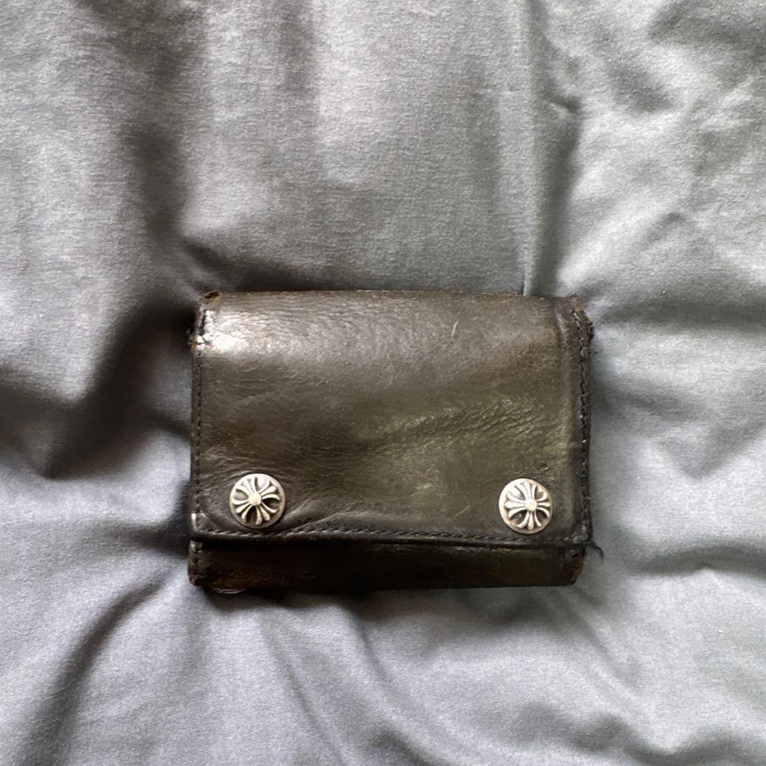 CHROME HEARTS ブラック三つ折り財布