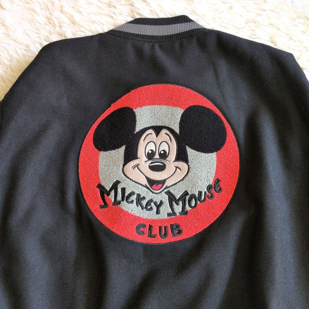 ディズニーストア ミッキーマウス スタジャン ブラックブルゾン　ジャンバー