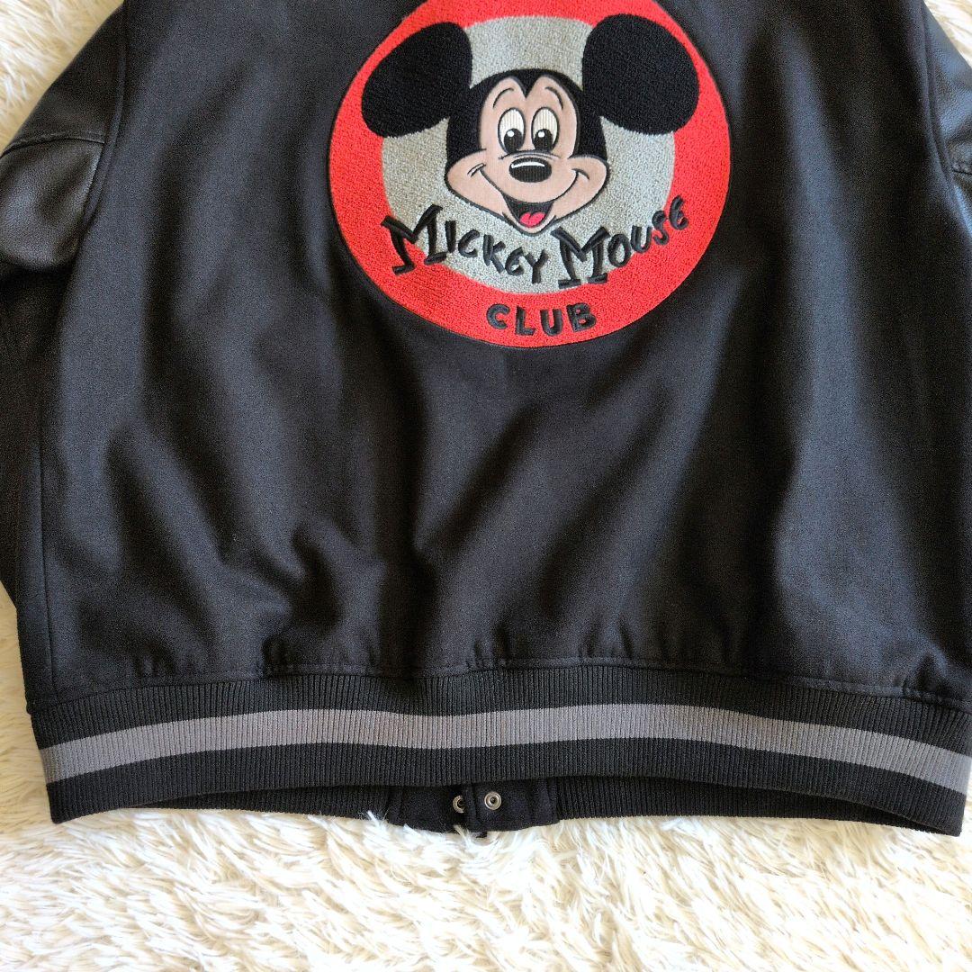ディズニーストア ミッキーマウス スタジャン ブラックブルゾン　ジャンバー