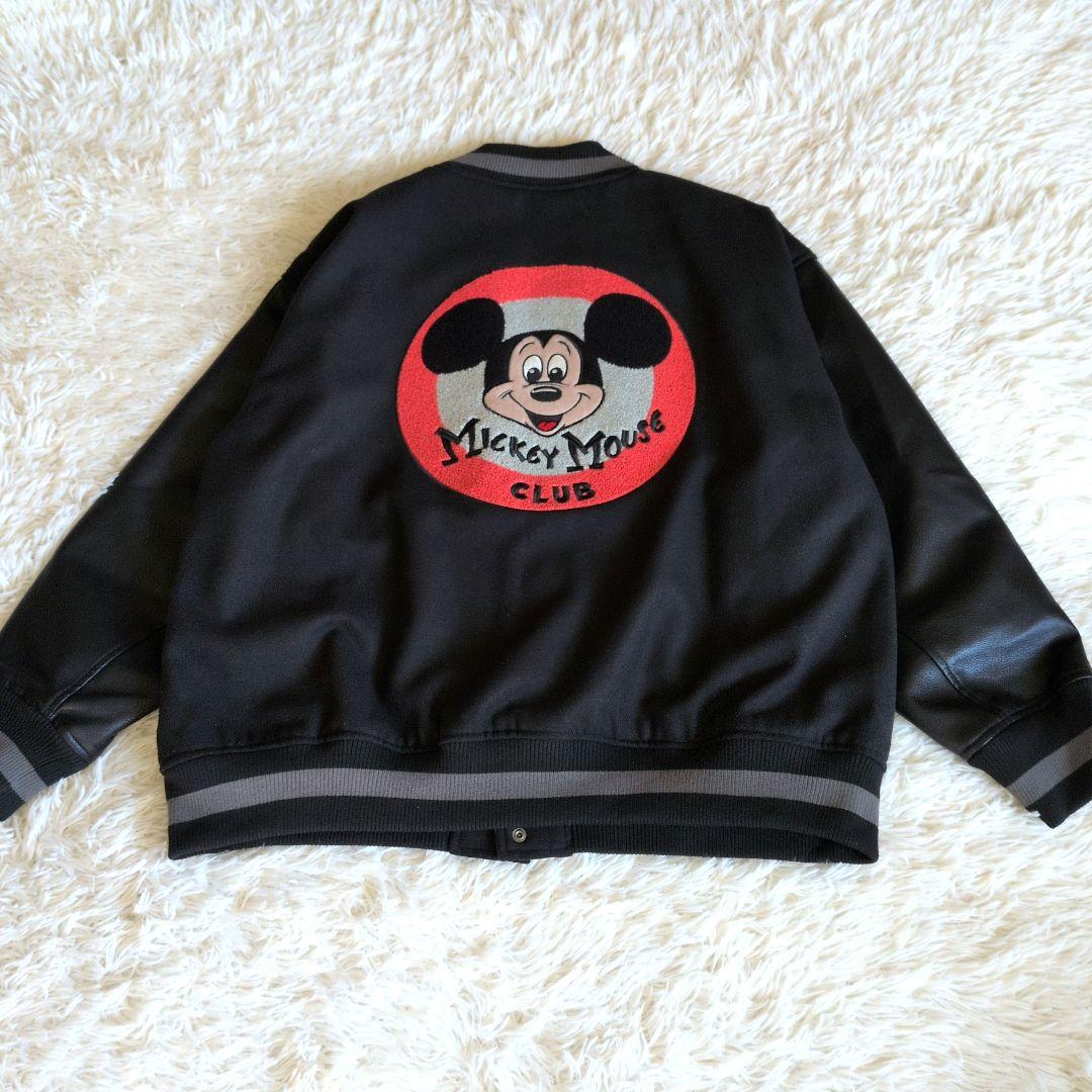 ディズニーストア ミッキーマウス スタジャン ブラックブルゾン　ジャンバー