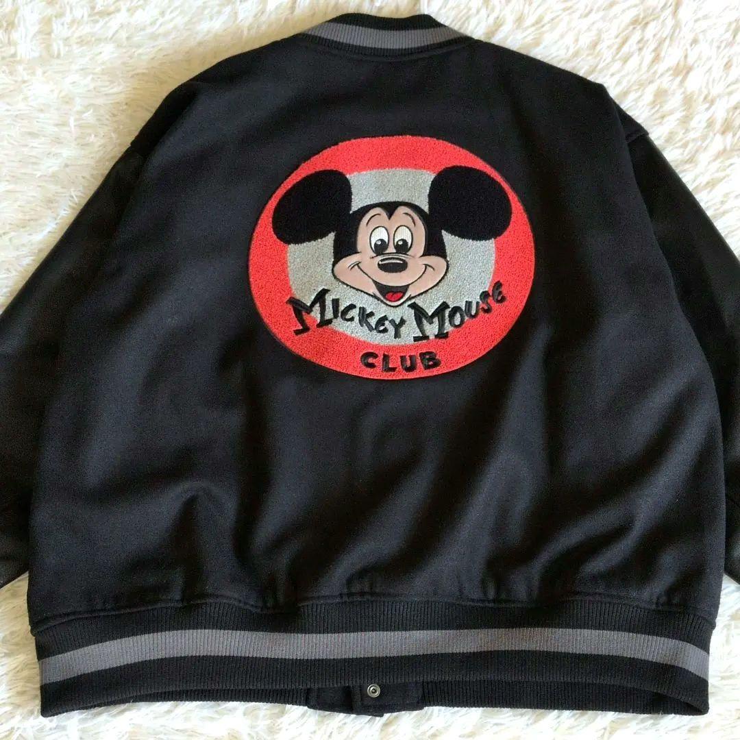 ディズニーストア ミッキーマウス スタジャン ブラックブルゾン　ジャンバー
