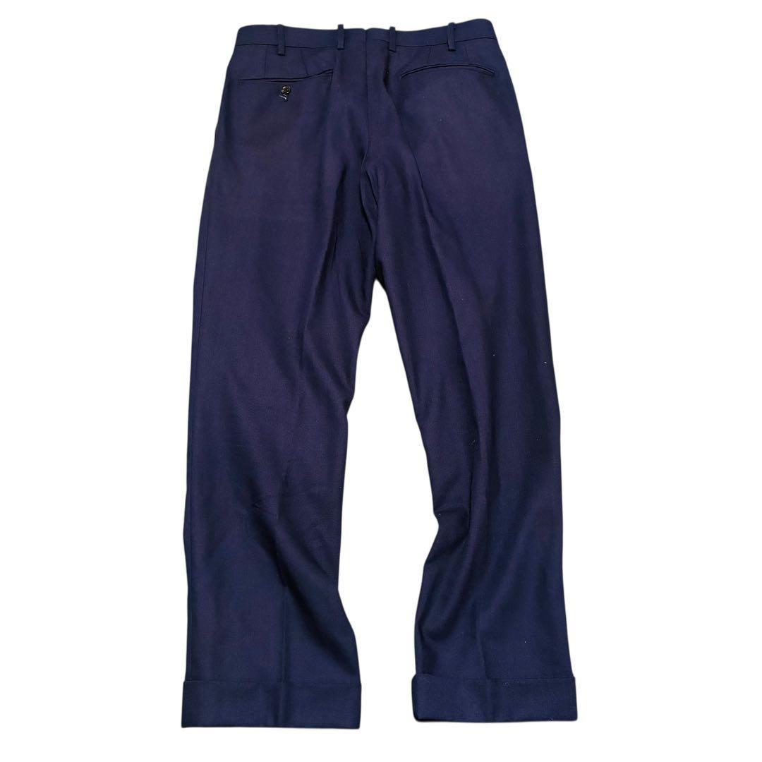 【良品】ヒルトン　ロロピアーナ　スーツ　セットアップ　ネイビー　YA5