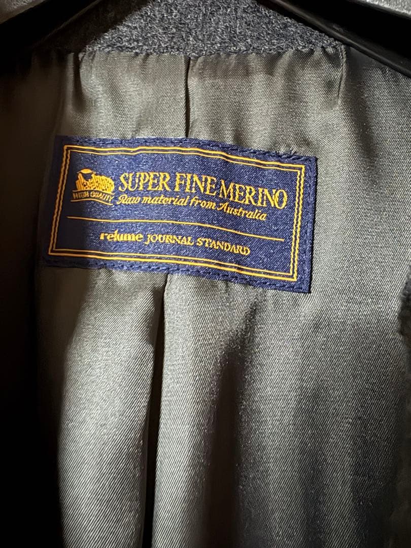 ジャーナルスタンダードレリューム　スーパーファインビーバーチェスターコート