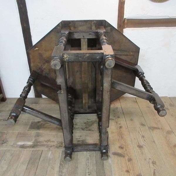 イギリス アンティーク 家具 ゲートレッグテーブル ダイニング 英国 6783d