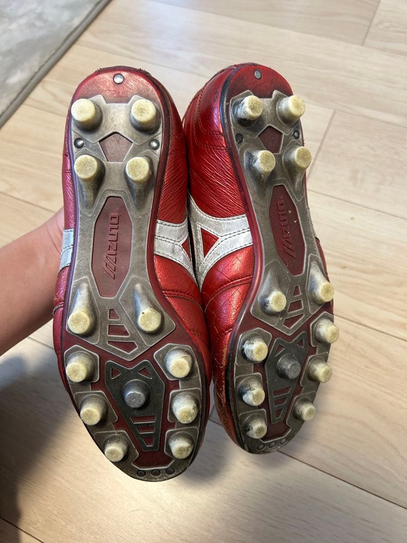 Mizuno モレリアIIジャパン 【限定色】レッド スパイク25.5cm