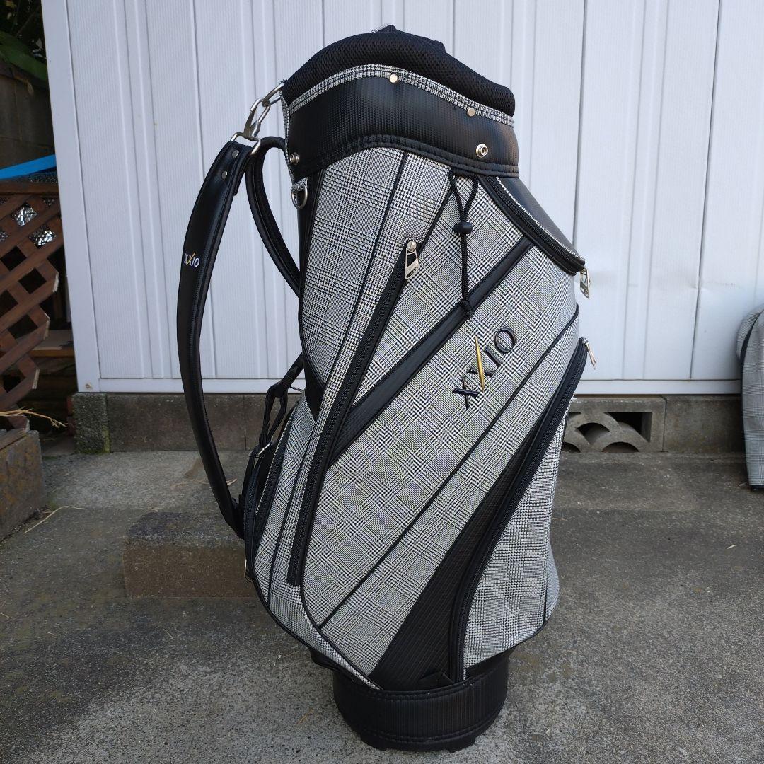 XXIO チェック柄 キャディバッグ