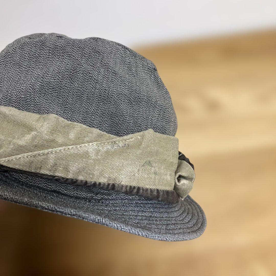 【KAPITAL】ヴィンテージ加工　ハット　size1