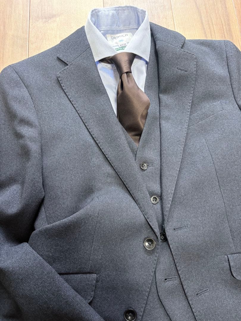 SUIT SELECT ネイビー ビジネススーツ A4