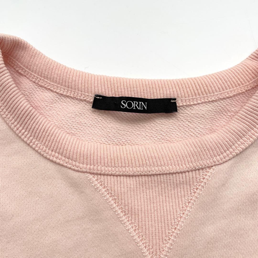 SORIN ソフトスウェット ボリュームギャザートップ　ピンク　38