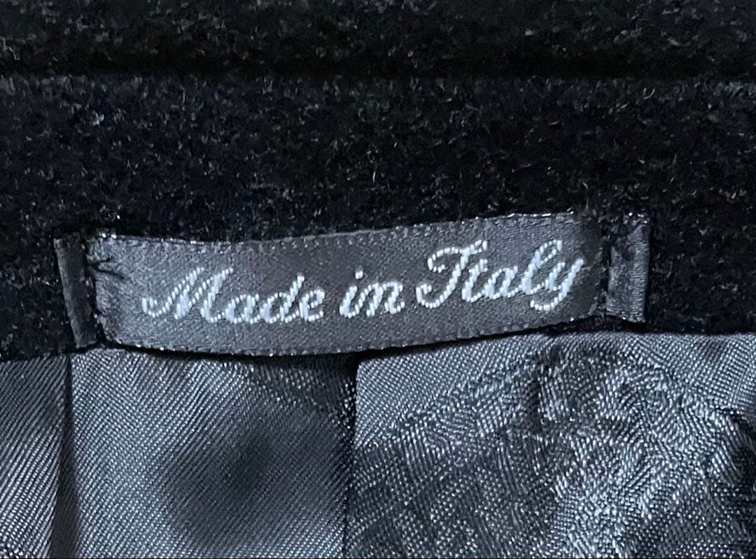 VERSACE CLASSIC チェスターコート 黒　Lサイズ～XLサイズ