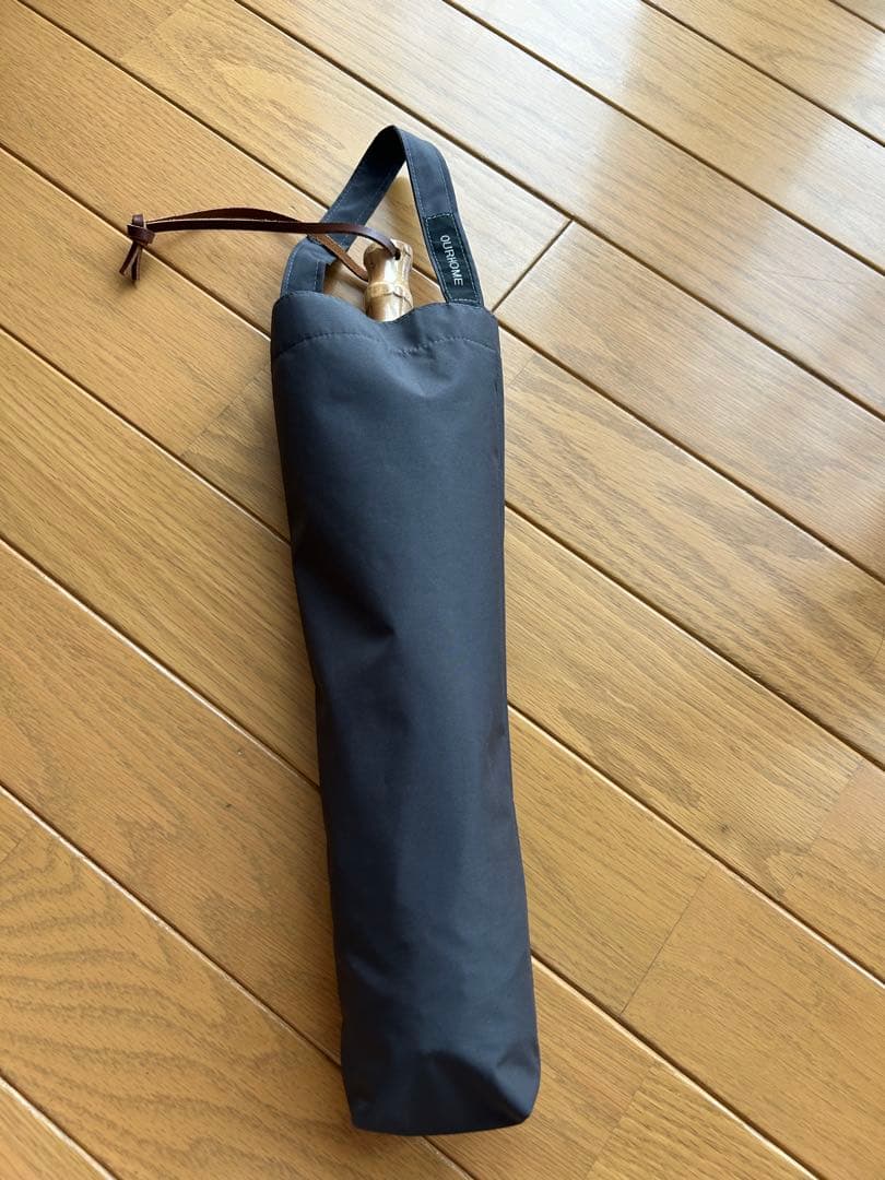新品　our　グレー　完全遮光100％折りたたみ傘