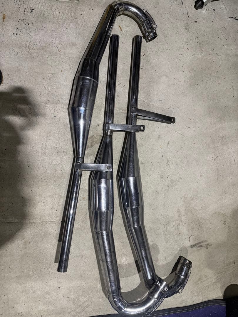 Tさん専用　kh400 400ss レーシングチャンバー　マフラー