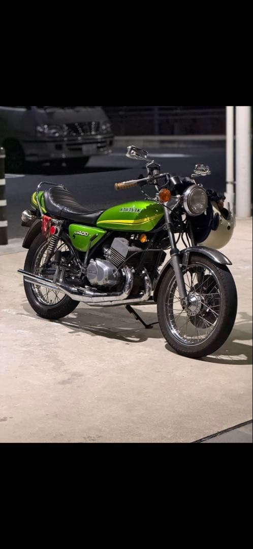 Tさん専用　kh400 400ss レーシングチャンバー　マフラー