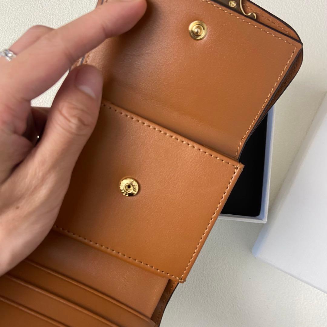 美品✨送料込み CELINEセリーヌ ブラウン 三つ折り財布