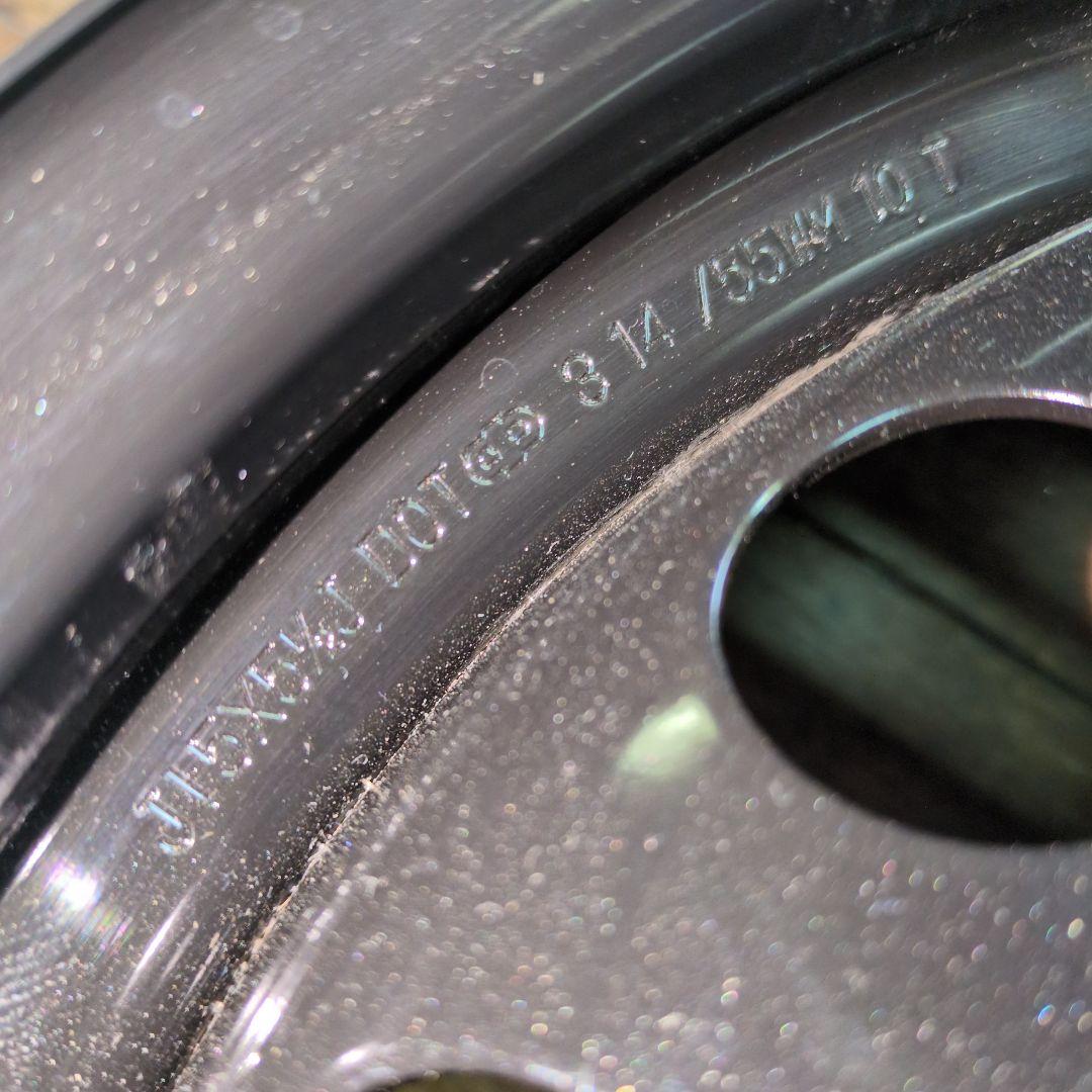 送料込　アクアやヤリス他　トヨタ　純正ホイール　15×5.5J　P100　+45