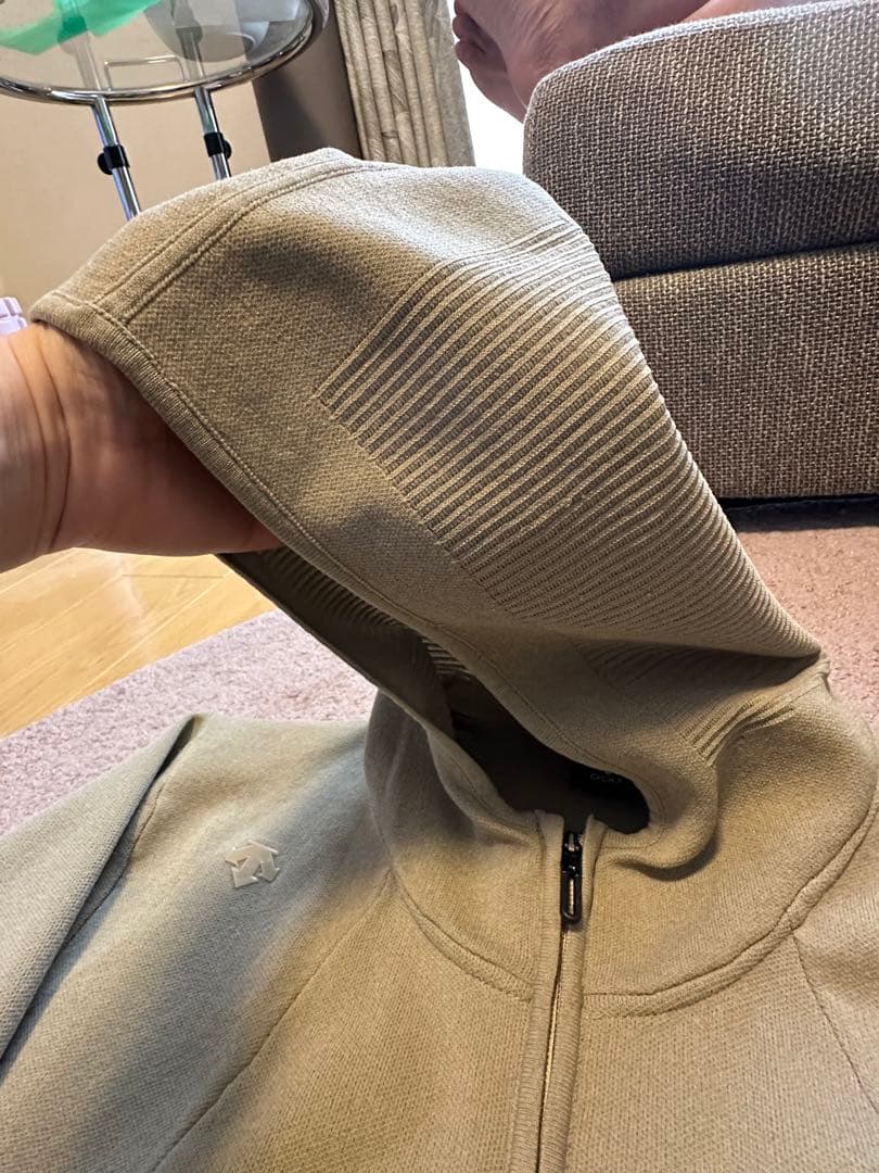 デサントゴルフ　メンズセットアップ　L ベージュ