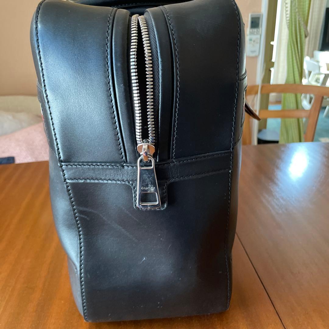 GUCCI レザーボストンバッグ