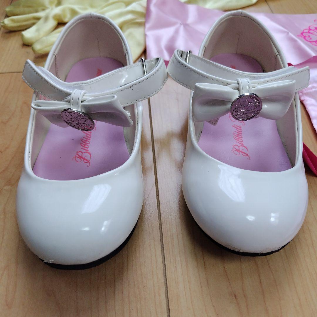 ディズニー　ベル　ビビディバビディブティック ドレスセット　120 19 靴
