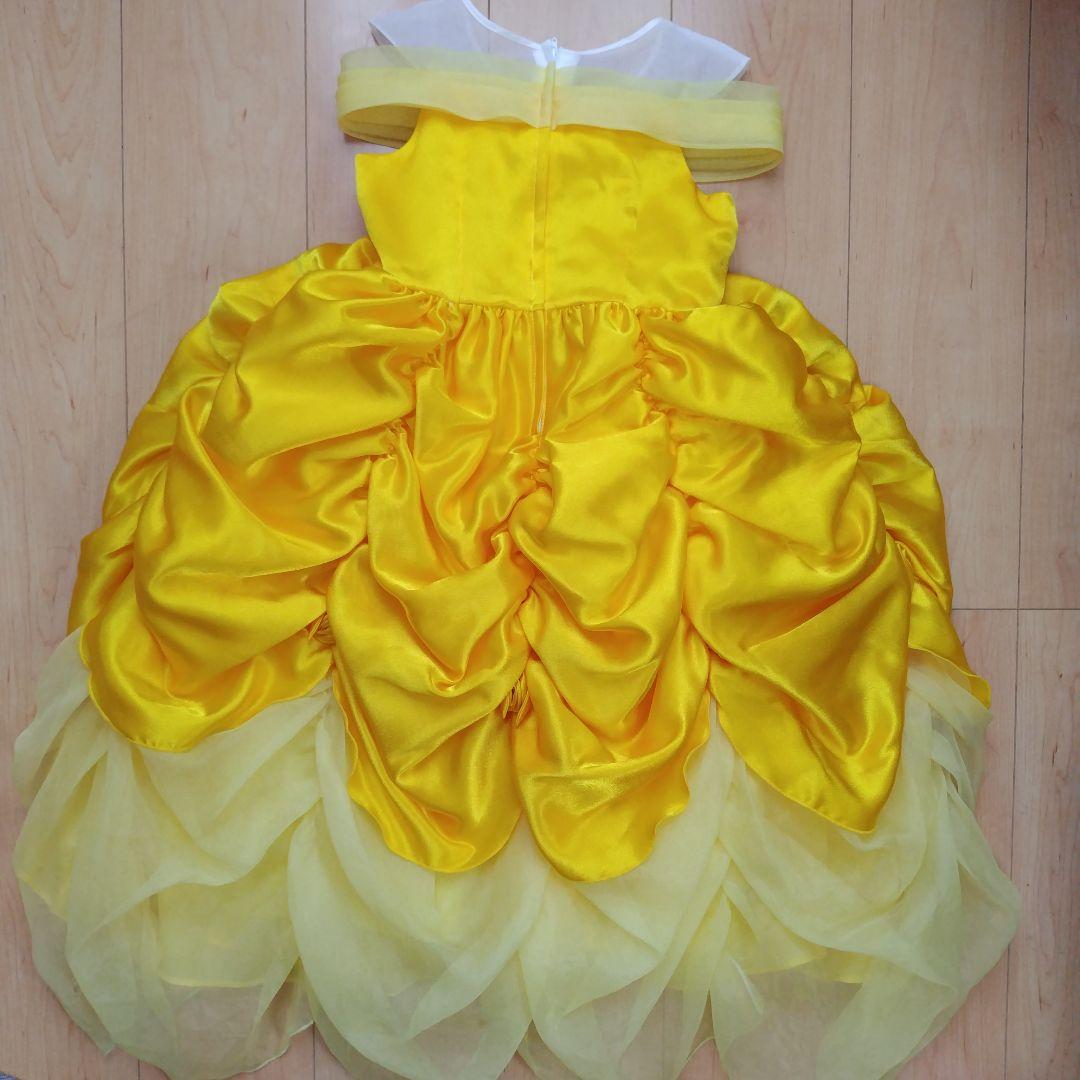 ディズニー　ベル　ビビディバビディブティック ドレスセット　120 19 靴