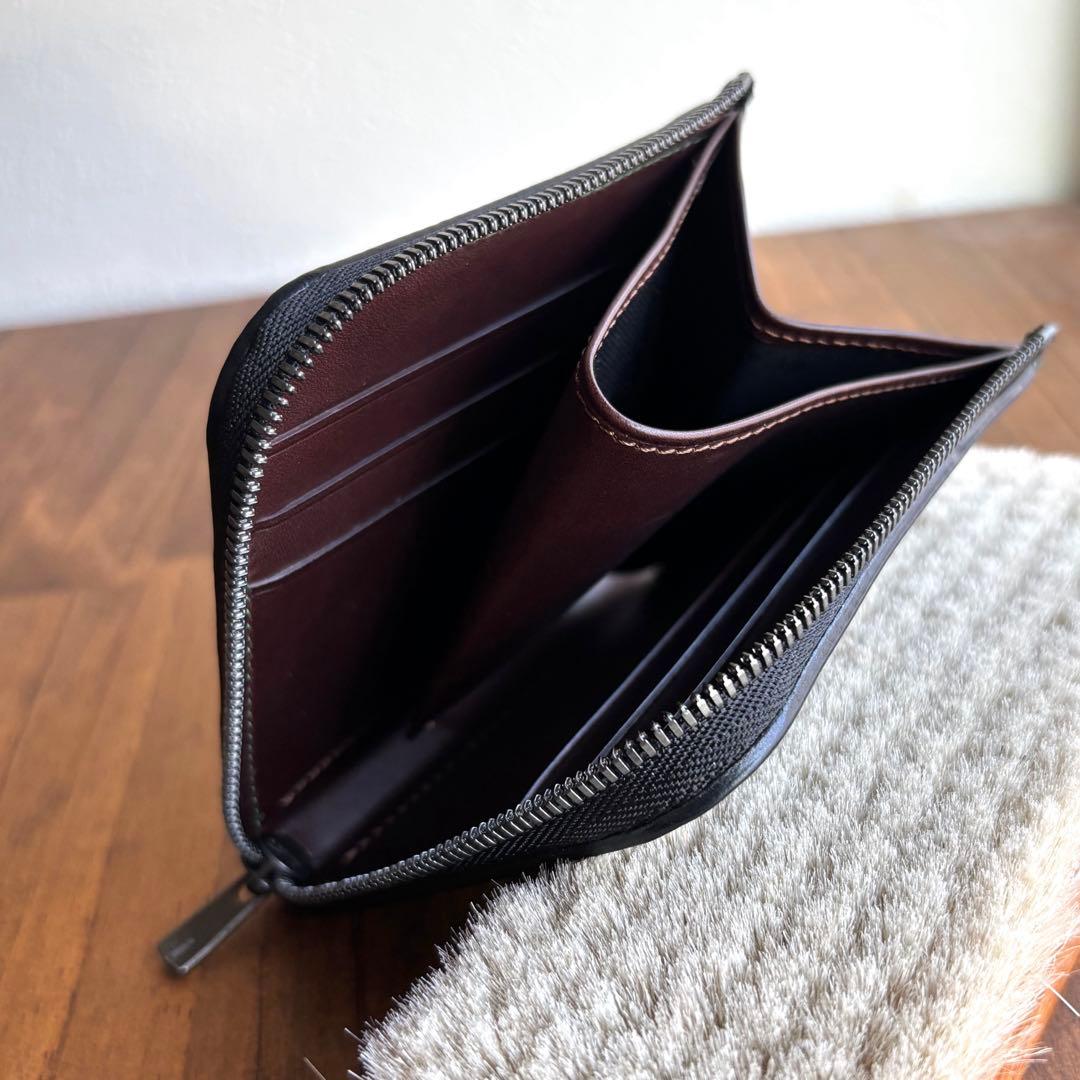 K氏様オーダー用 コードバン　グリーン　L字ファスナー財布