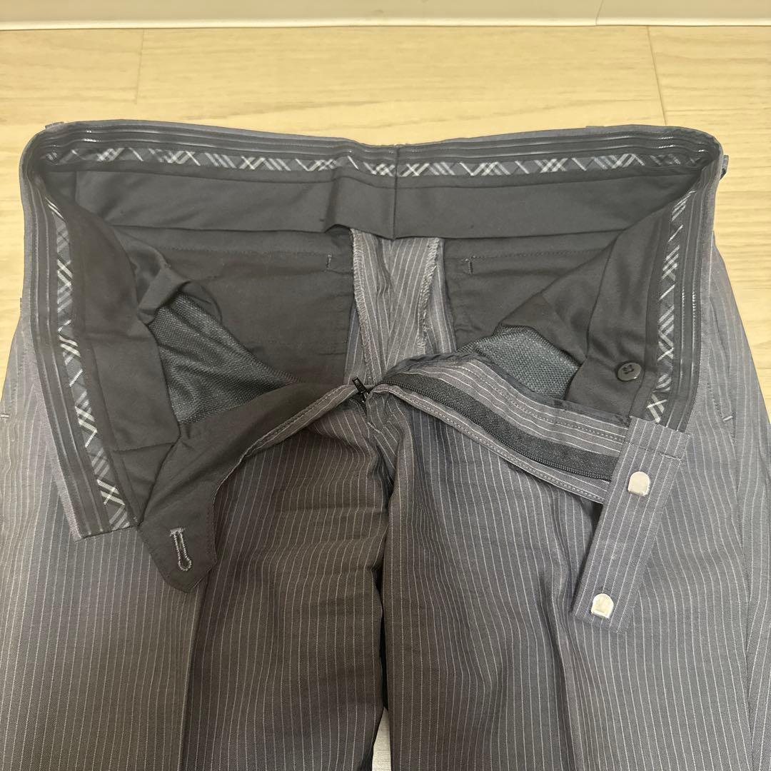 超綺麗 バーバリーブラックレーベルMスーツ シングル2B 春夏生地 再値引