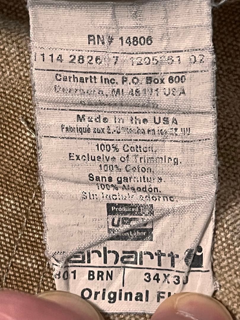 USA製! CARHARTT DOUBLEKNEE カーハートダブル