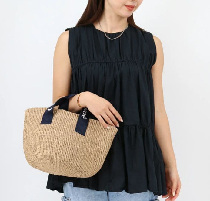 本日限定価格　新品　Chloé ベージュ かごバッグ