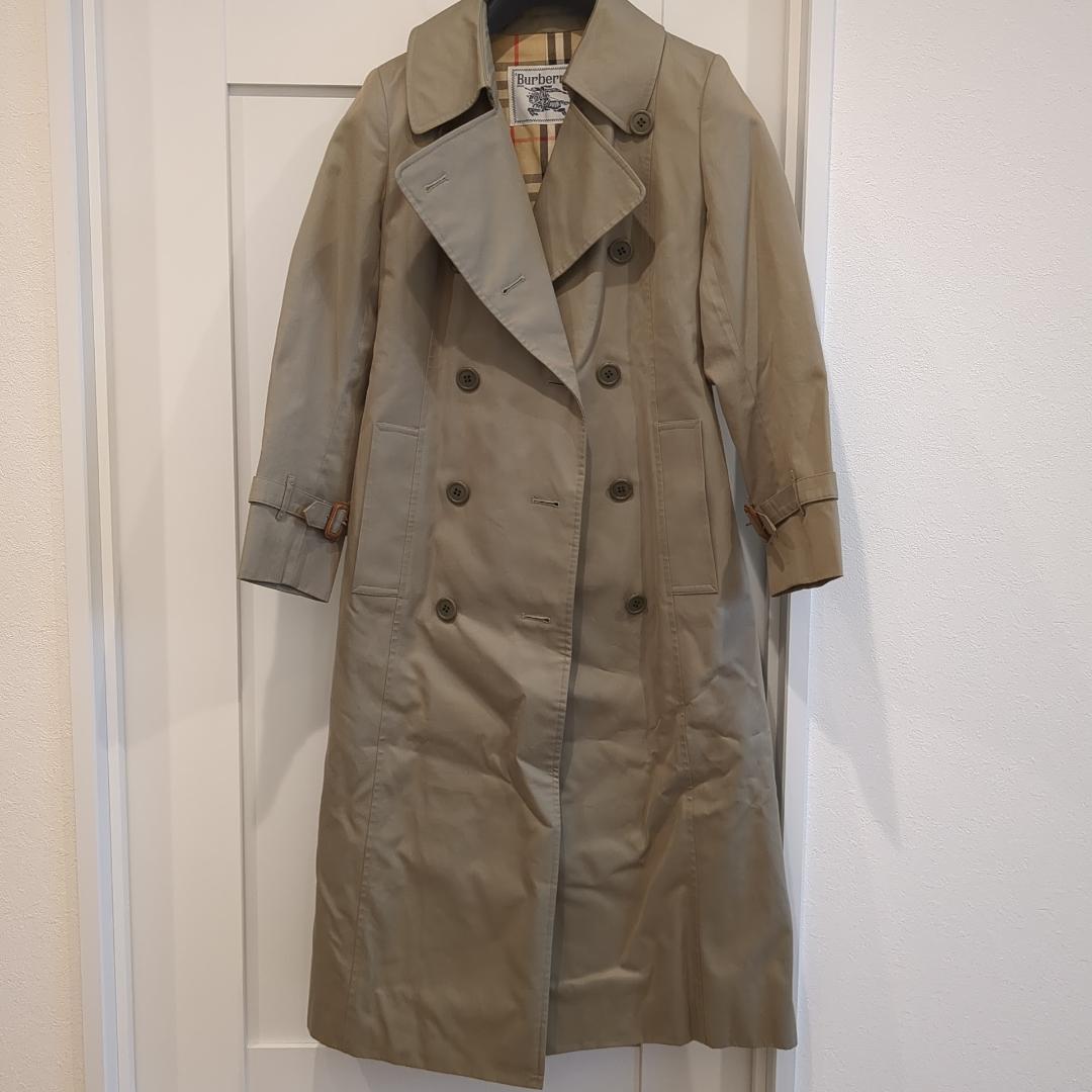 【白タグ ベルト付き】Burberry バーバリー トレンチコート ノバチェック