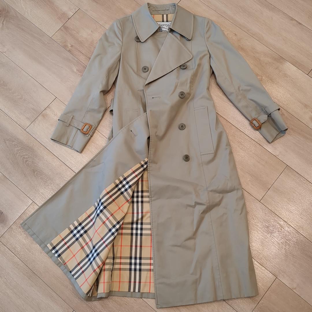 【白タグ ベルト付き】Burberry バーバリー トレンチコート ノバチェック